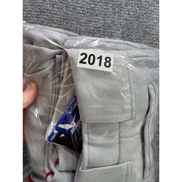 Mizuno Baseball Pants Youth X-Large Polyester Double Knit Gray‎ NWT Sports Boys - Picture 12 of 12